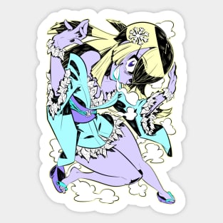 Yokai Snow girl Sticker